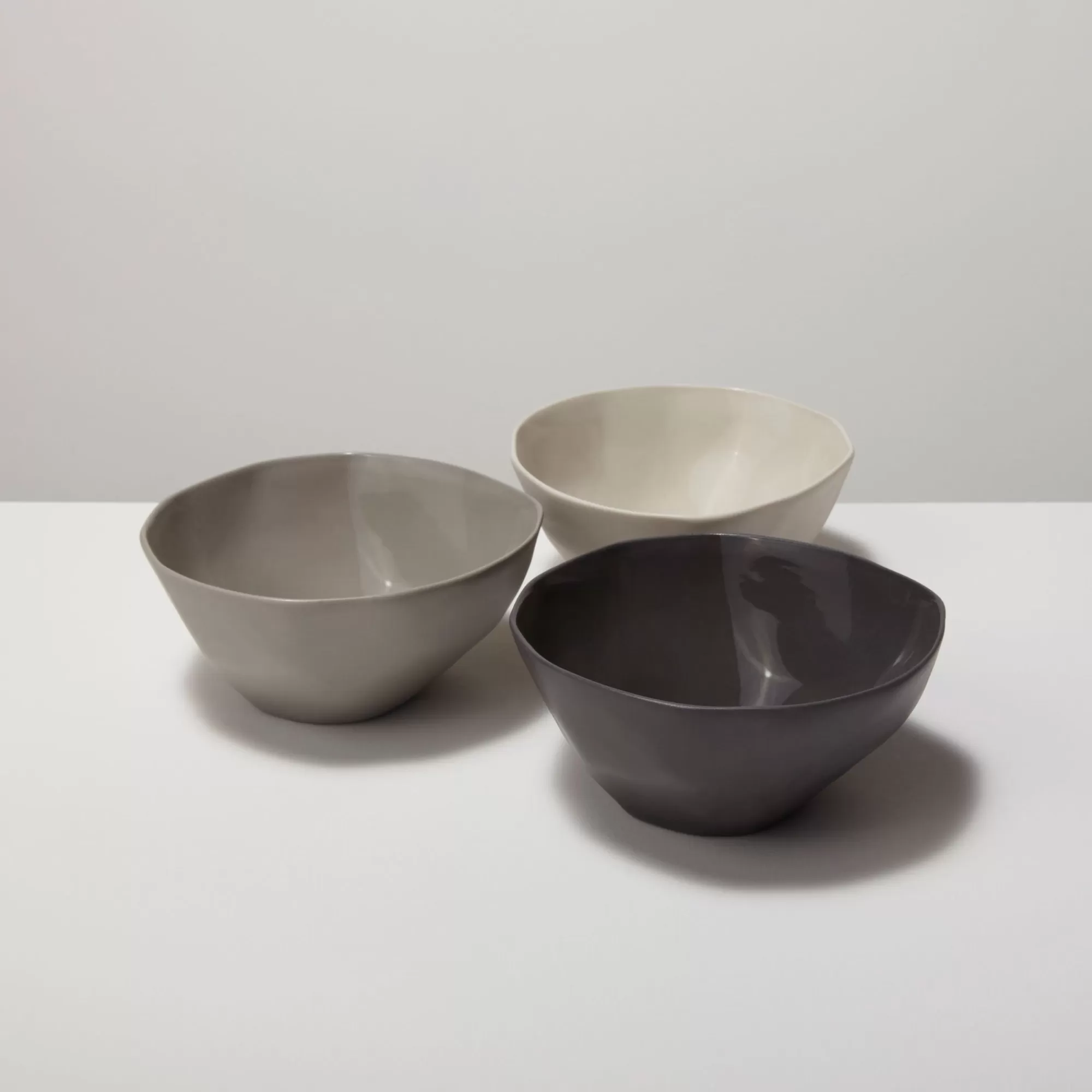 Shop Be Home Tam Stoneware Dessert Bowl, Sterling, Set of 4