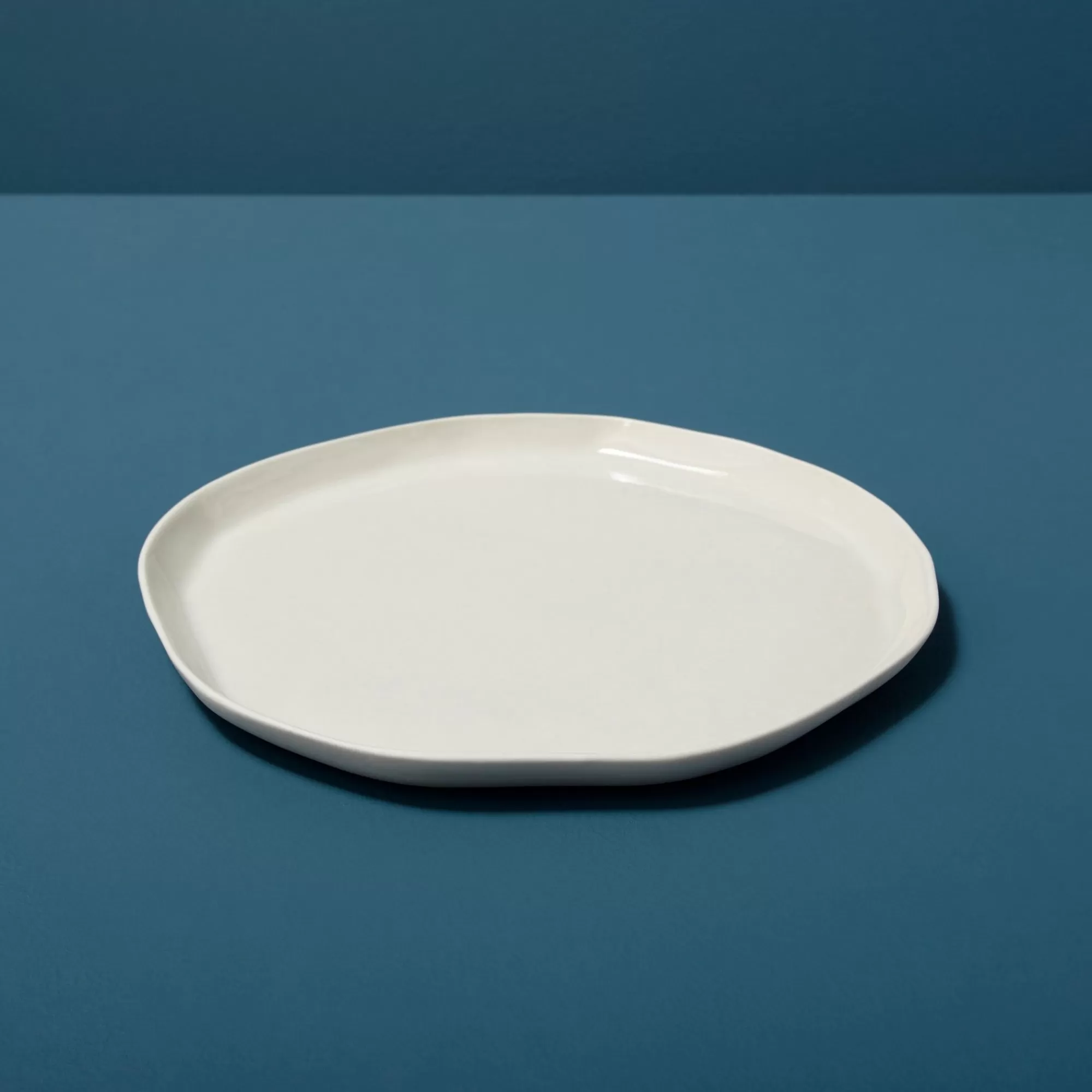 Sale Be Home Tam Stoneware Flat Side Plate, Pearl, Set of 4
