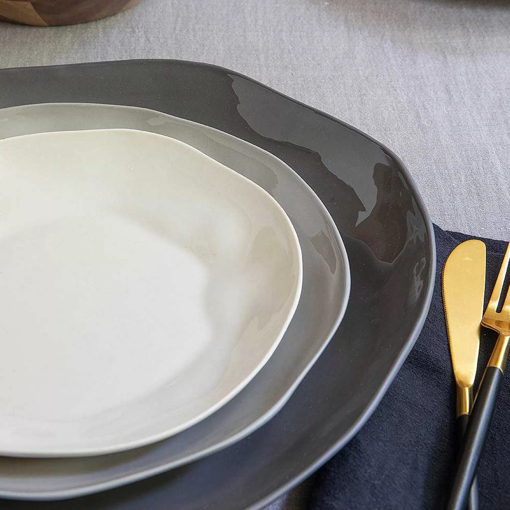 Be Home Serving Platters<Tam Stoneware Platter, Slate