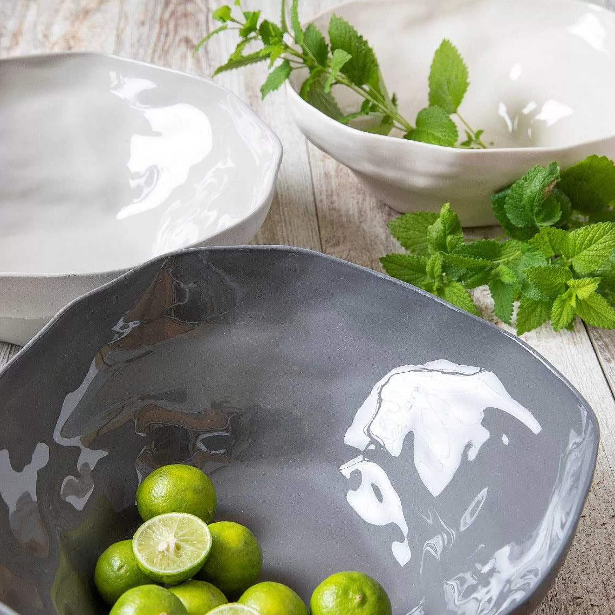 Be Home Stoneware Serving Bowls<Tam Stoneware Small Serving Bowl, Pearl