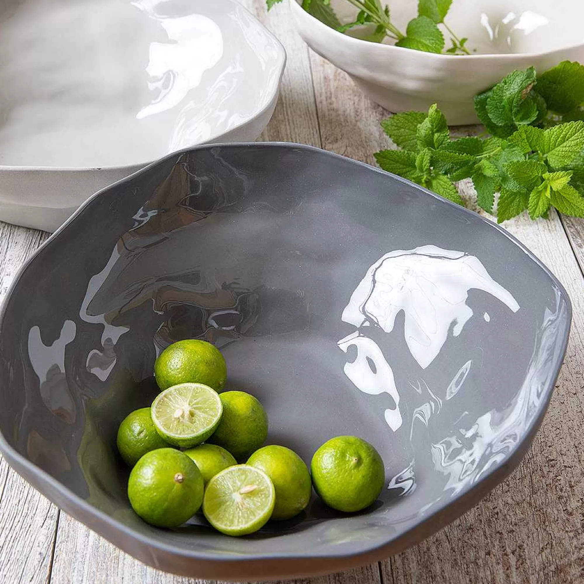 Be Home Stoneware Serving Bowls<Tam Stoneware Small Serving Bowl, Slate