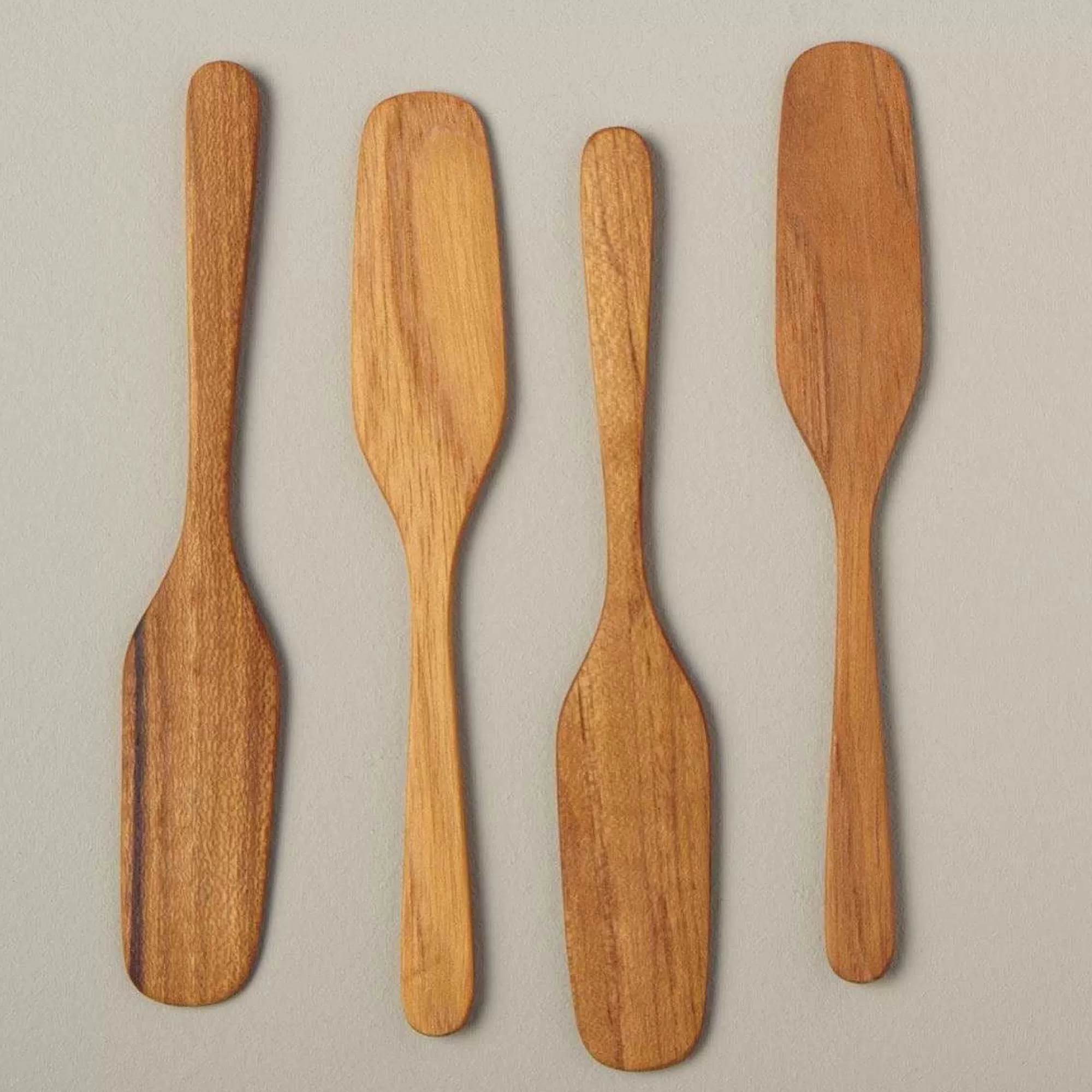 Be Home Cheese Knives & Spreaders<Teak Butter Knives, Set of 4