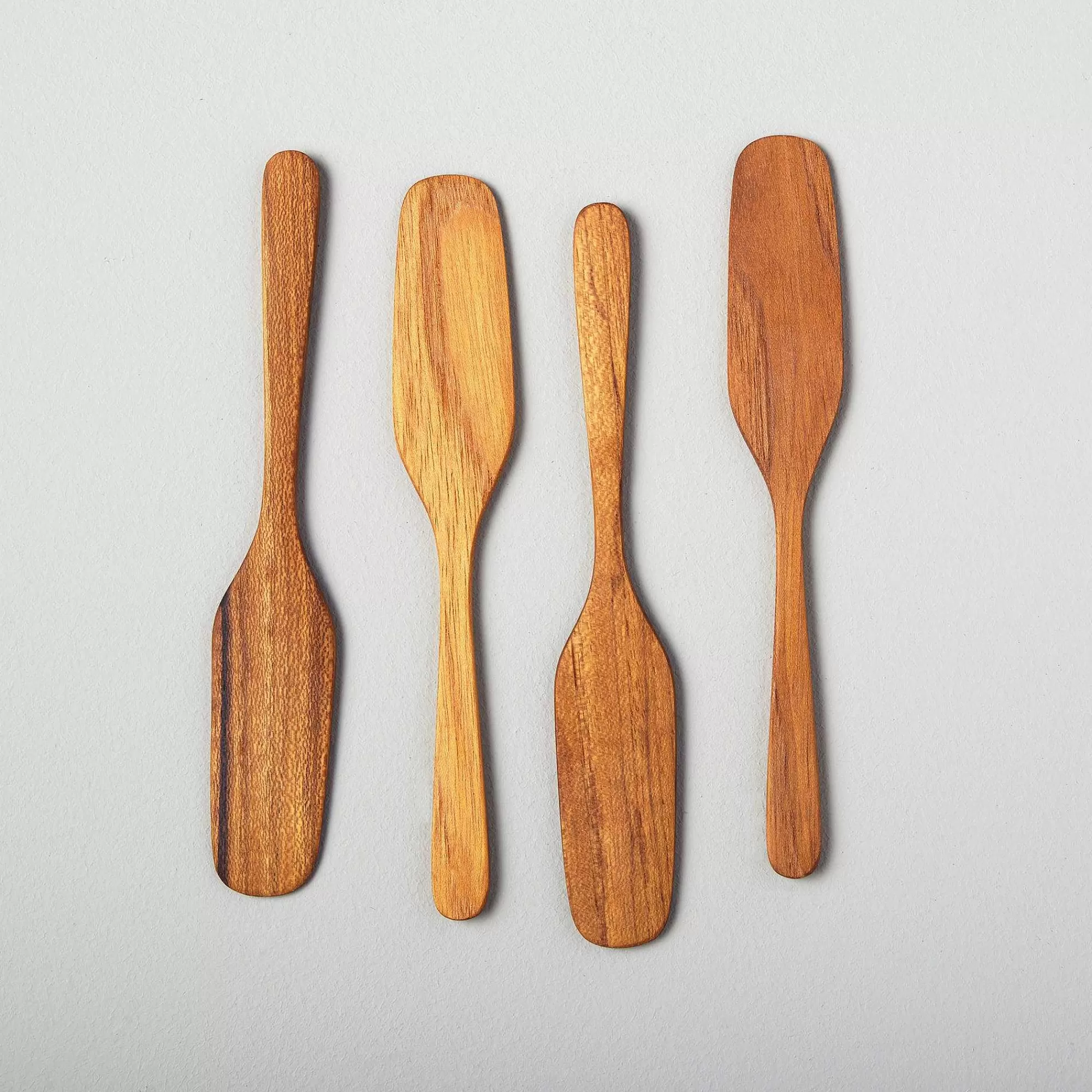 Be Home Cheese Knives & Spreaders<Teak Oar Shaped Spreaders, Set of 4