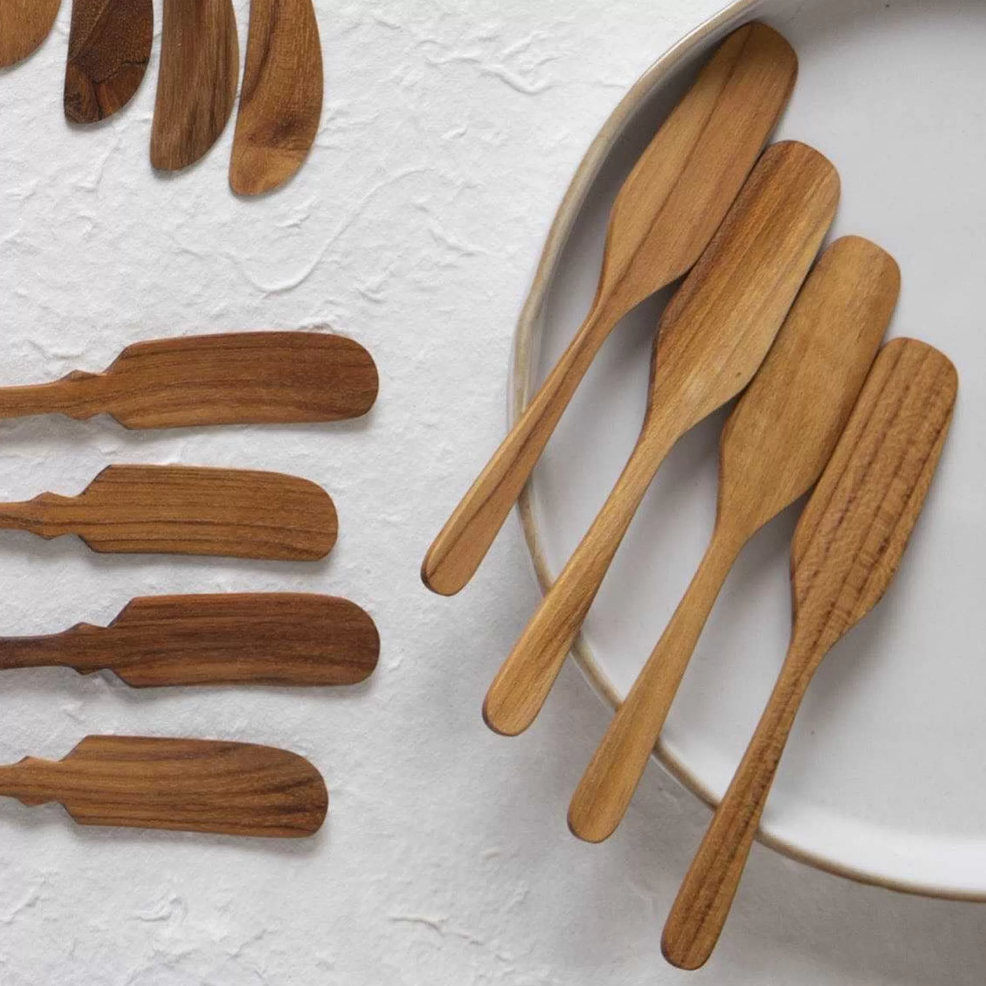 Be Home Cheese Knives & Spreaders<Teak Oar Shaped Spreaders, Set of 4