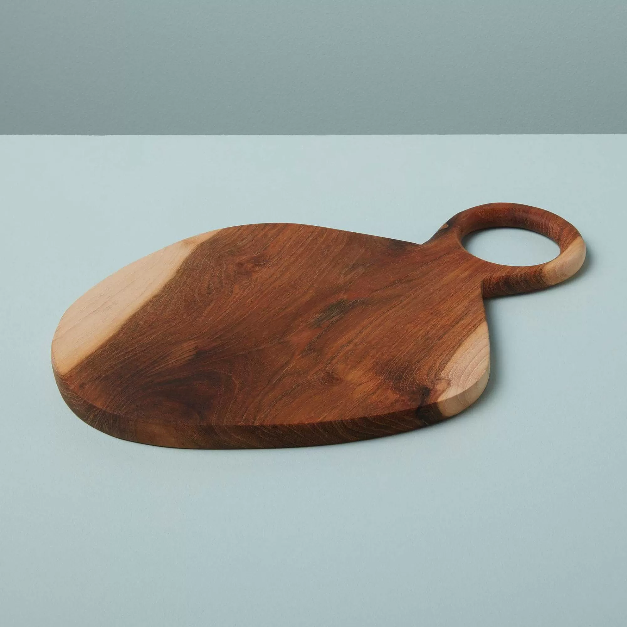 Be Home Wood Serving Boards<Teak Oval Board with Handle