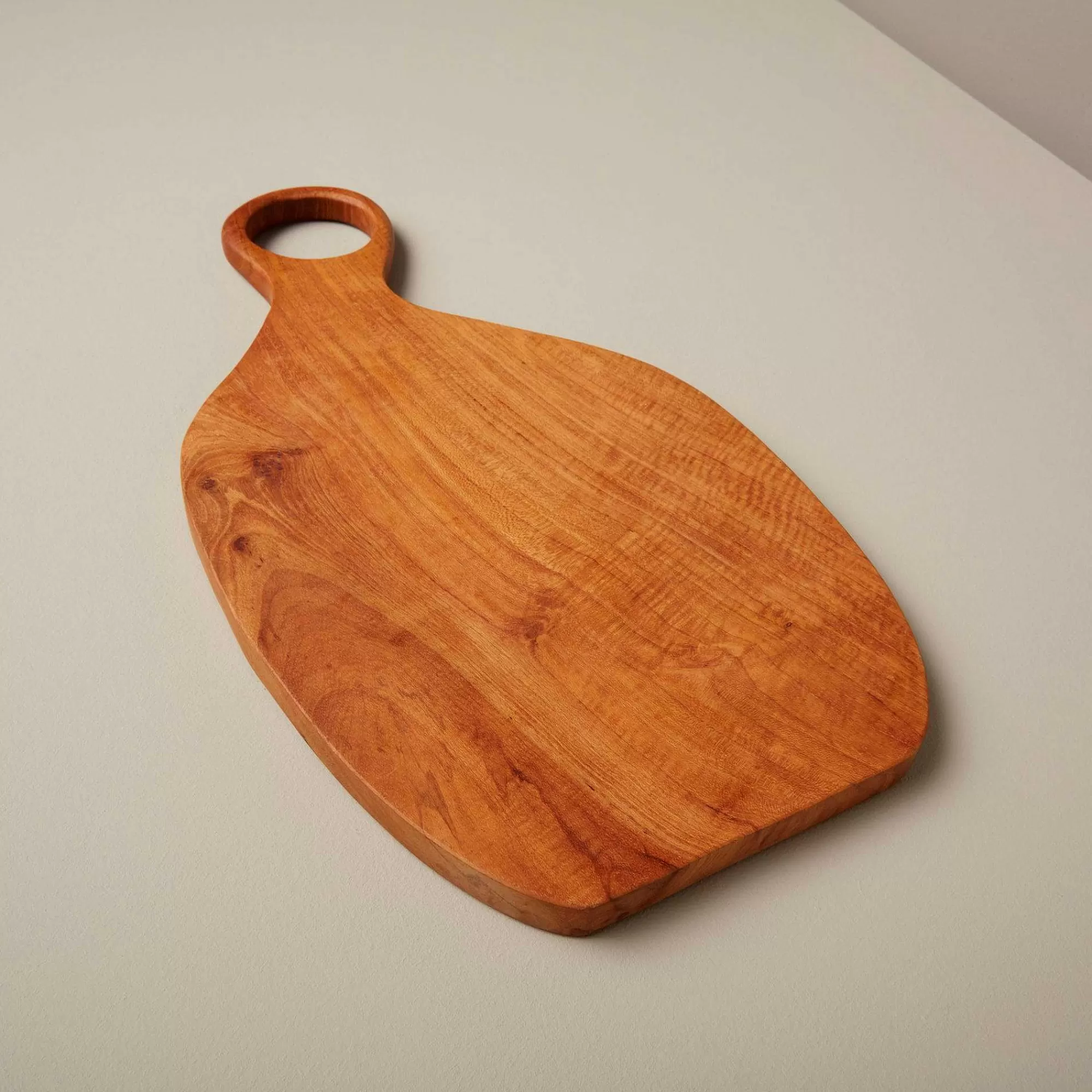 Be Home Wood Serving Boards<Teak Oval Board with Handle, Large