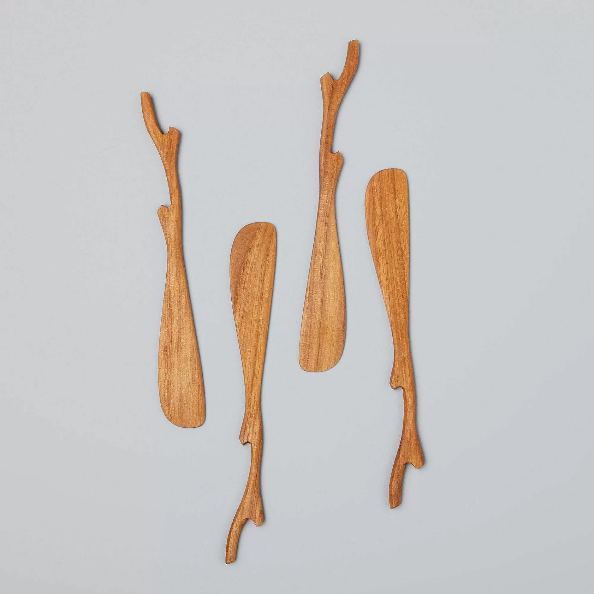 Be Home Cheese Knives & Spreaders<Teak Twig Spreaders, Set of 4