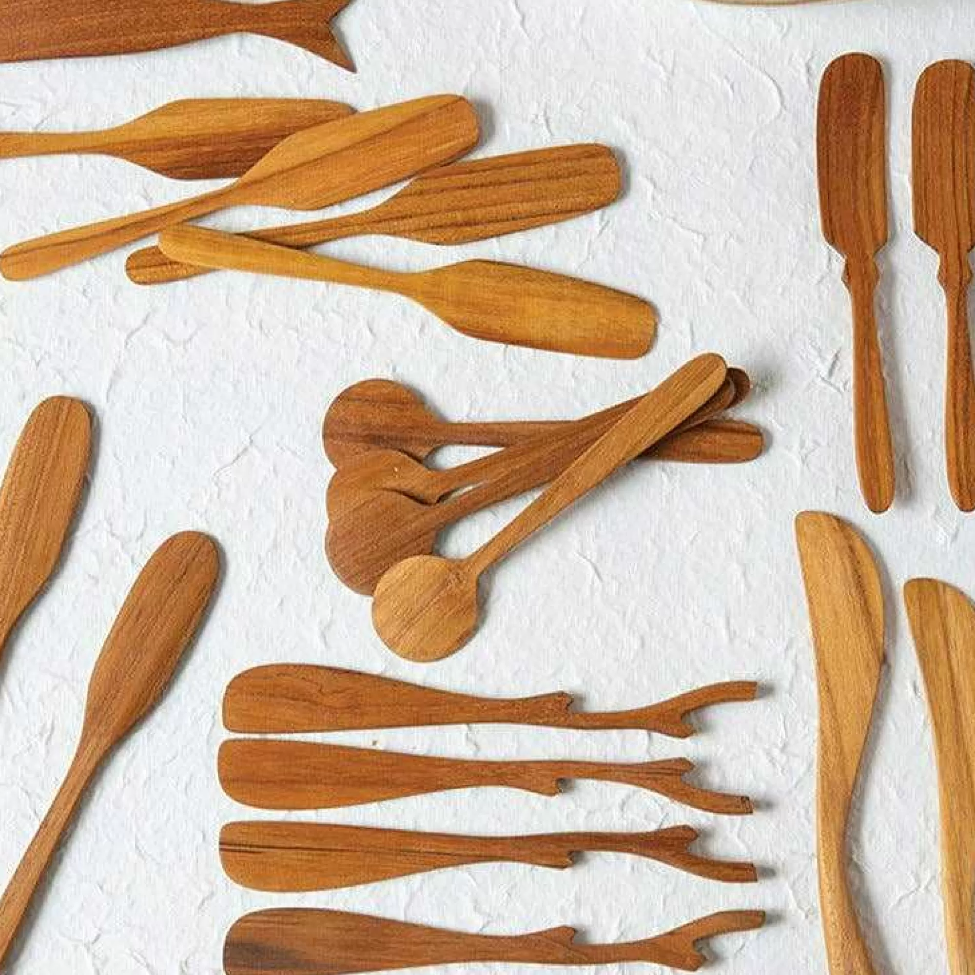 Be Home Cheese Knives & Spreaders<Teak Twig Spreaders, Set of 4