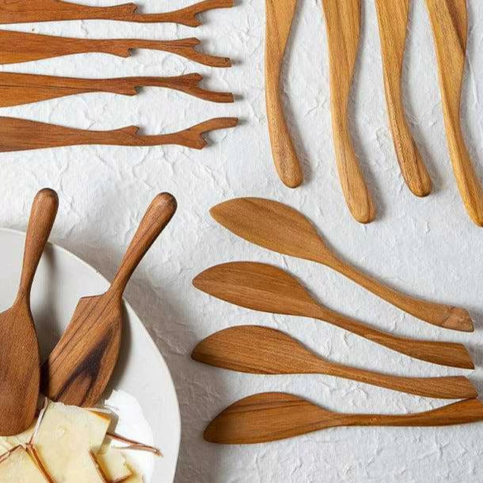 Be Home Cheese Knives & Spreaders<Teak Wave Spreaders, Set of 4