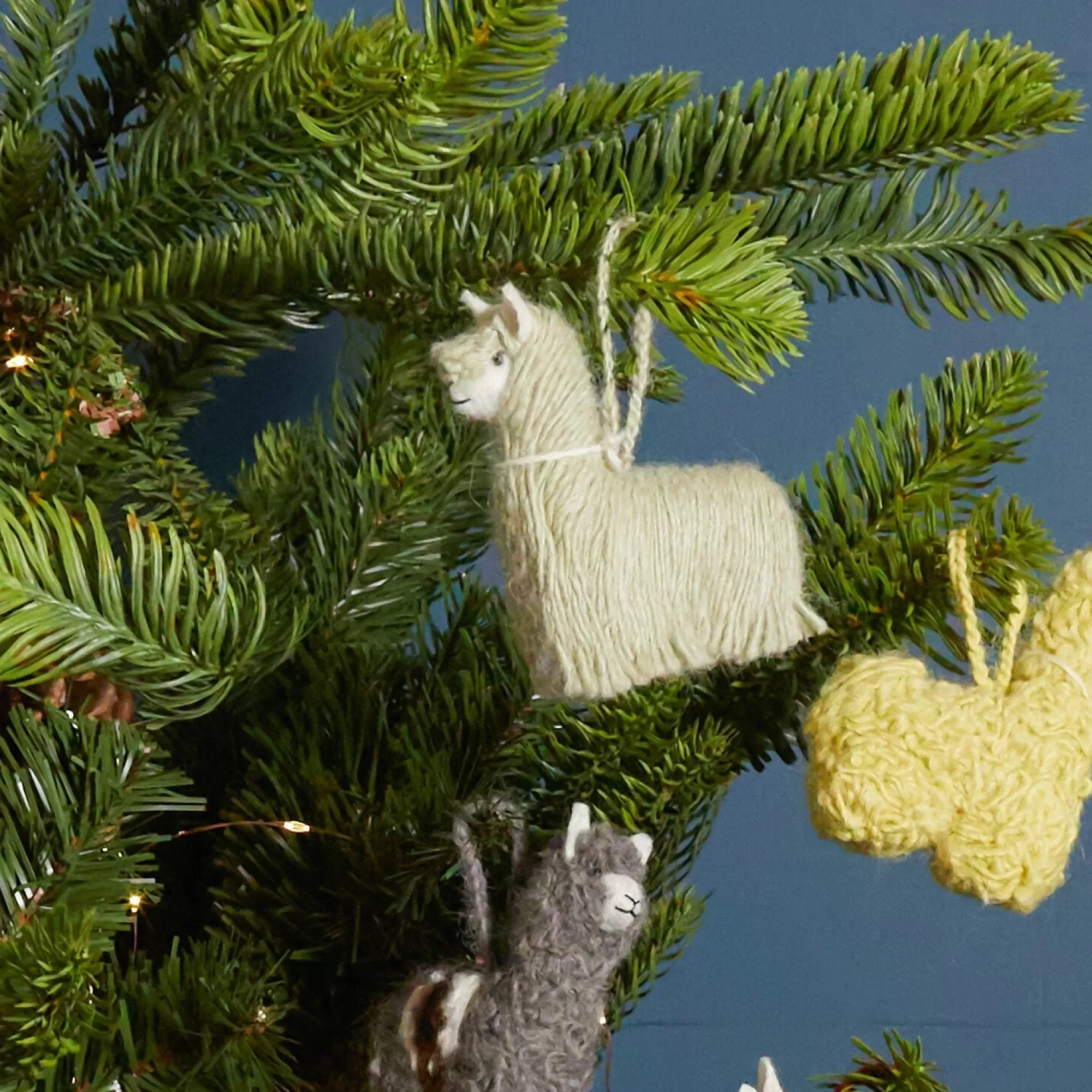 Online Be Home The Alpaca Crew Ornament, Set of 4