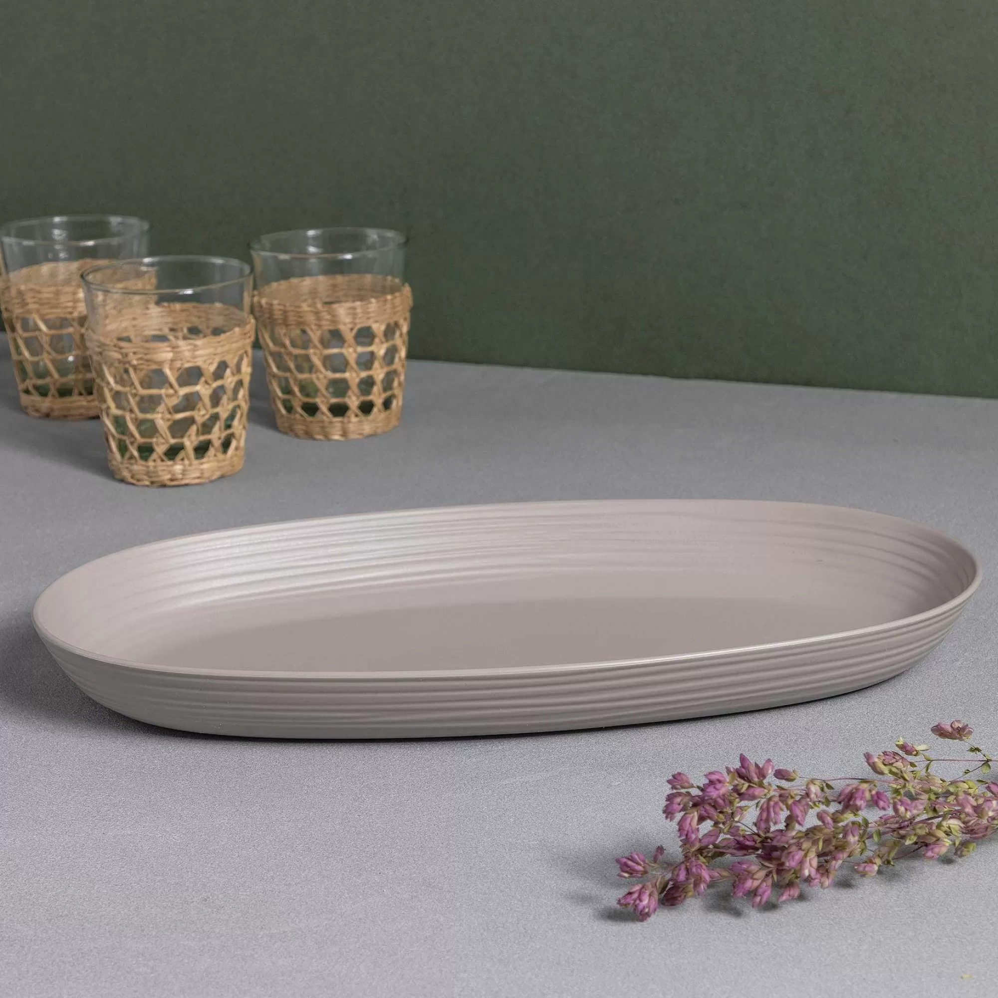 Be Home Trays<Tierra Serving Tray, Taupe