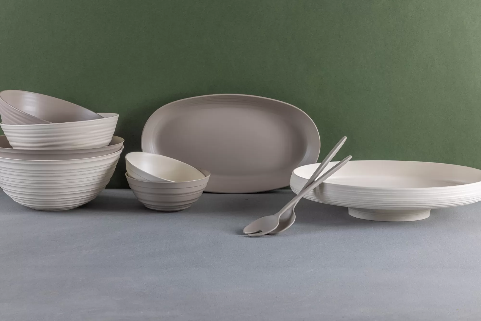 Clearance Be Home Tierra Serving Tray, Taupe