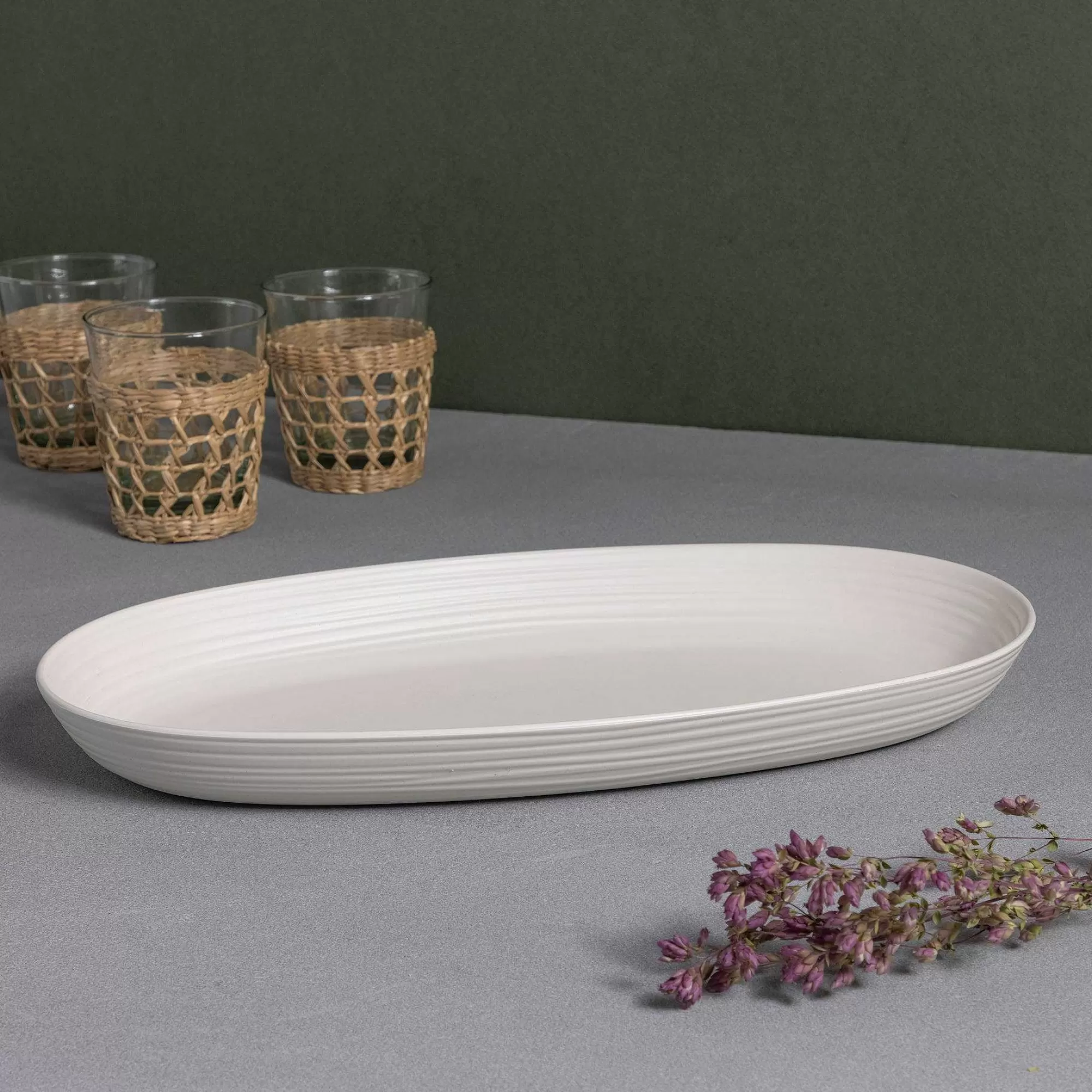 Be Home Trays<Tierra Serving Tray, White