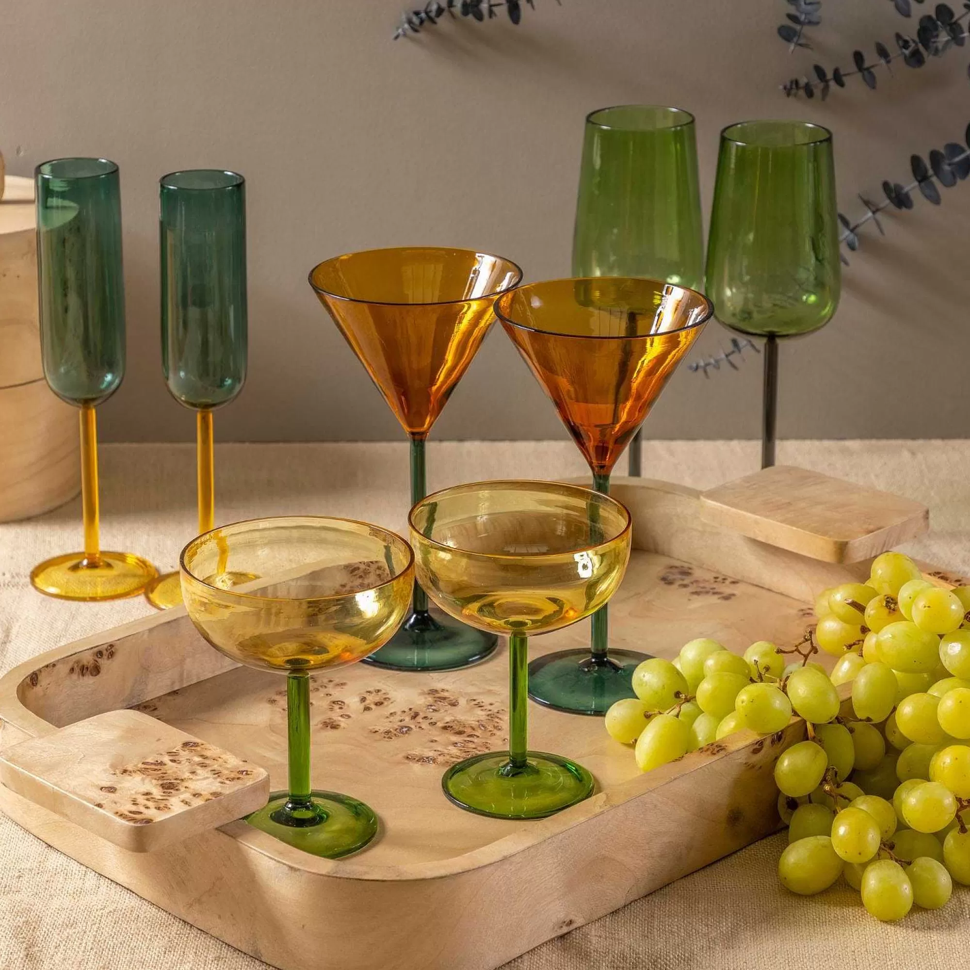 Be Home Trays<Uma Burl Wood Rectangular Tray