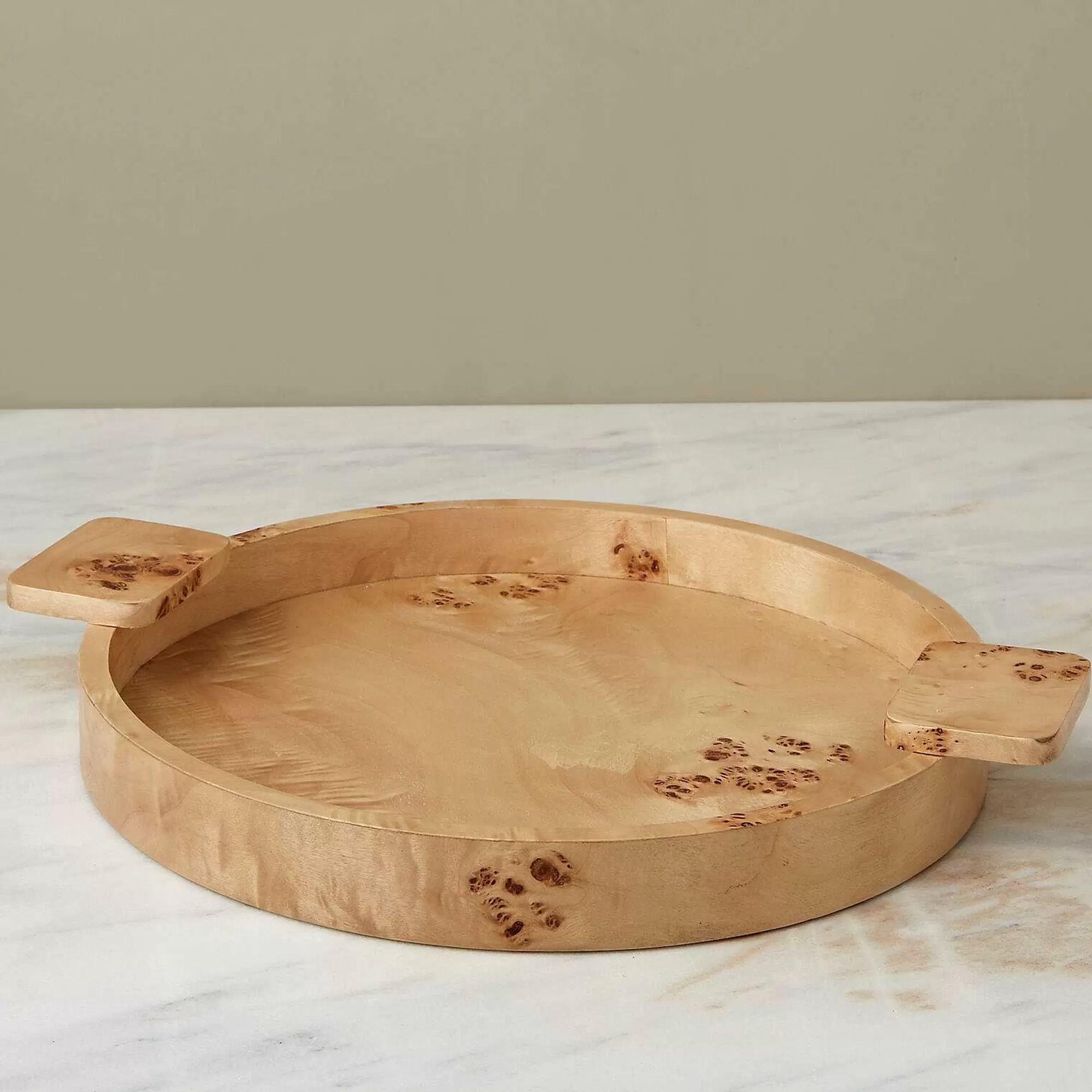 Be Home Trays<Uma Burl Wood Round Tray