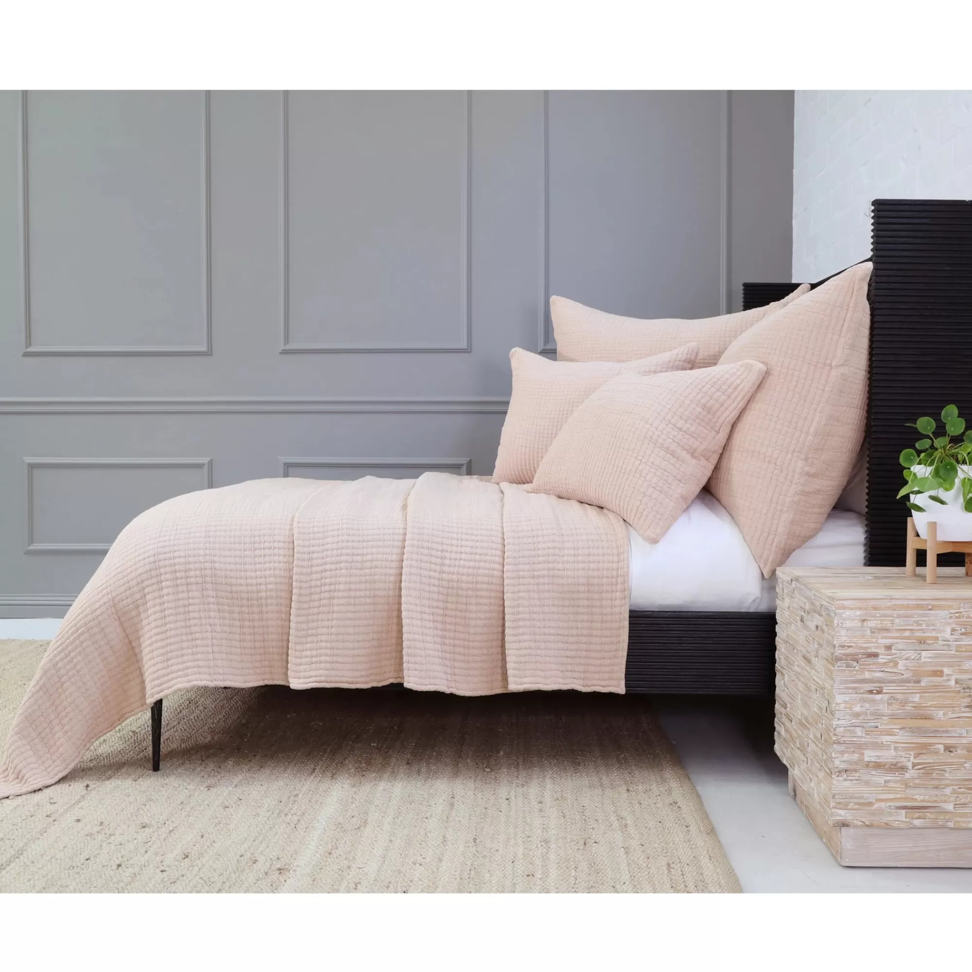 New Be Home Vancouver King Coverlet, Amber