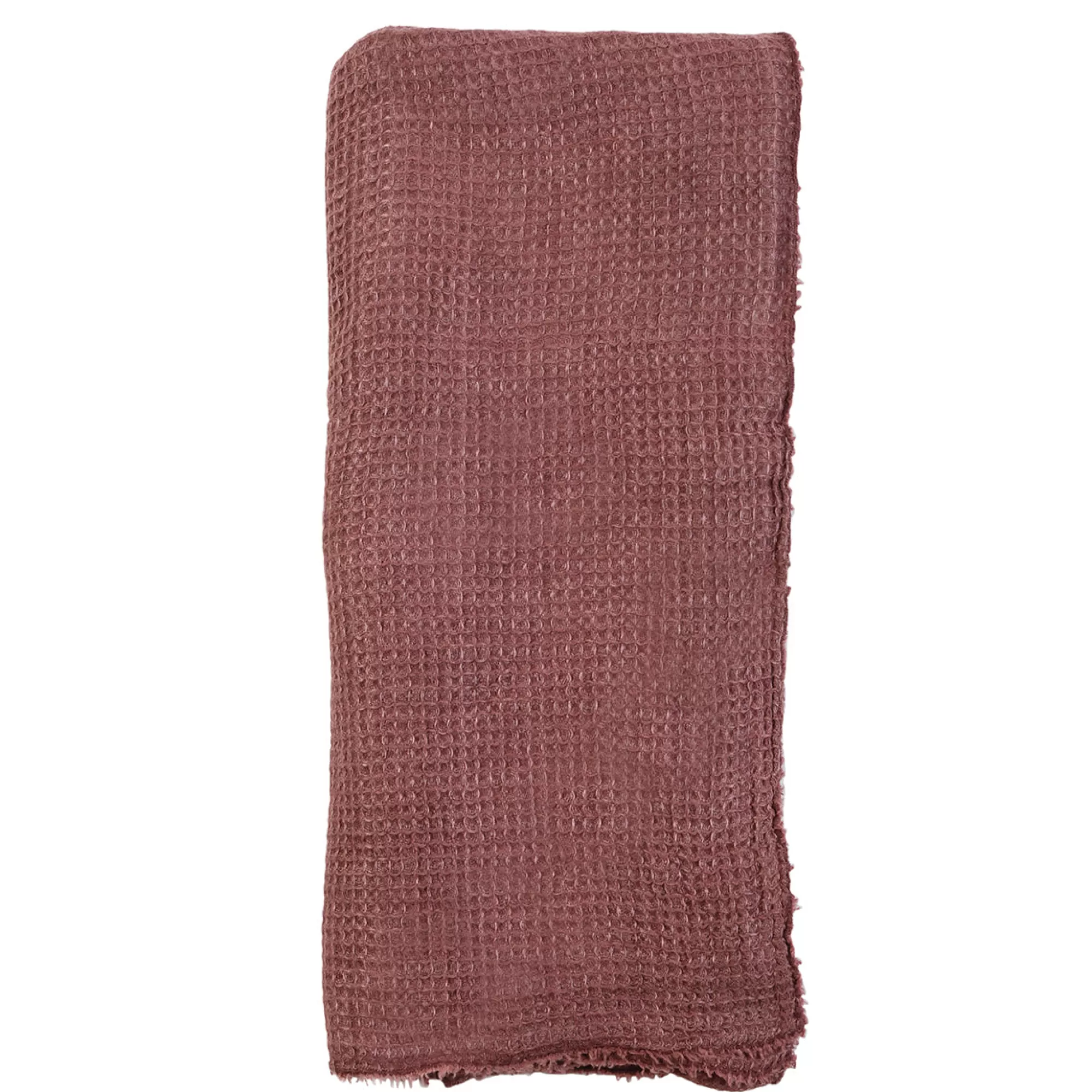 Discount Be Home Venice Oversized Waffle Throw, Berry