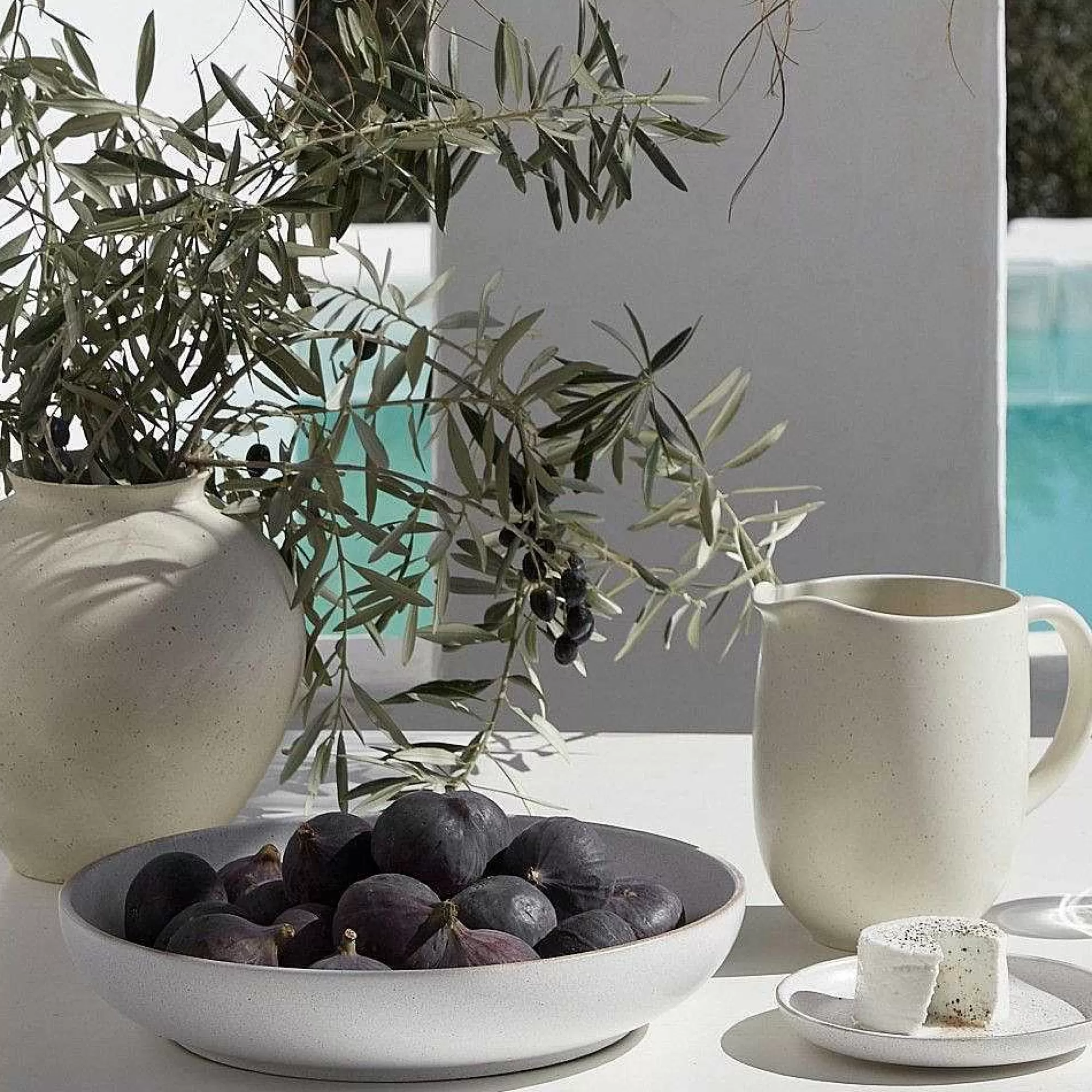 Be Home Stoneware Serving Bowls<Vermont Serving Bowl, Cream