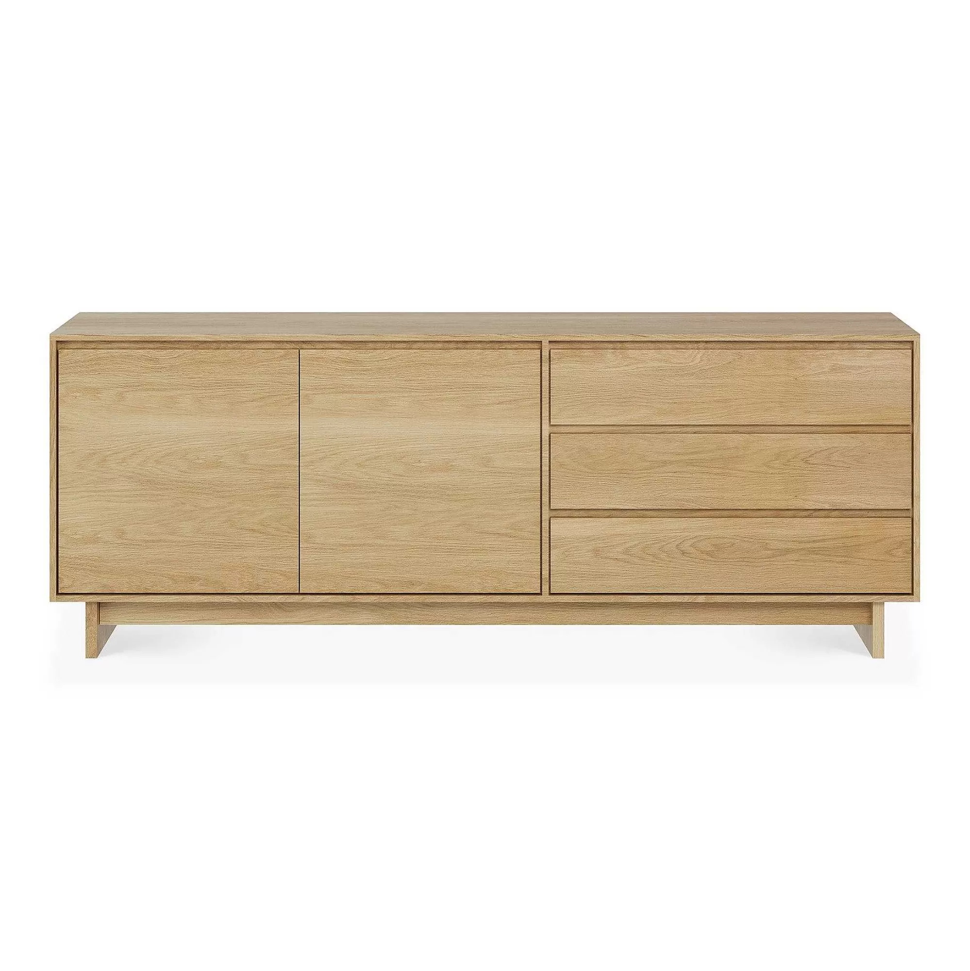 Be Home Sideboards<Wave Oak Sideboard, 2 Doors, 3 Drawers