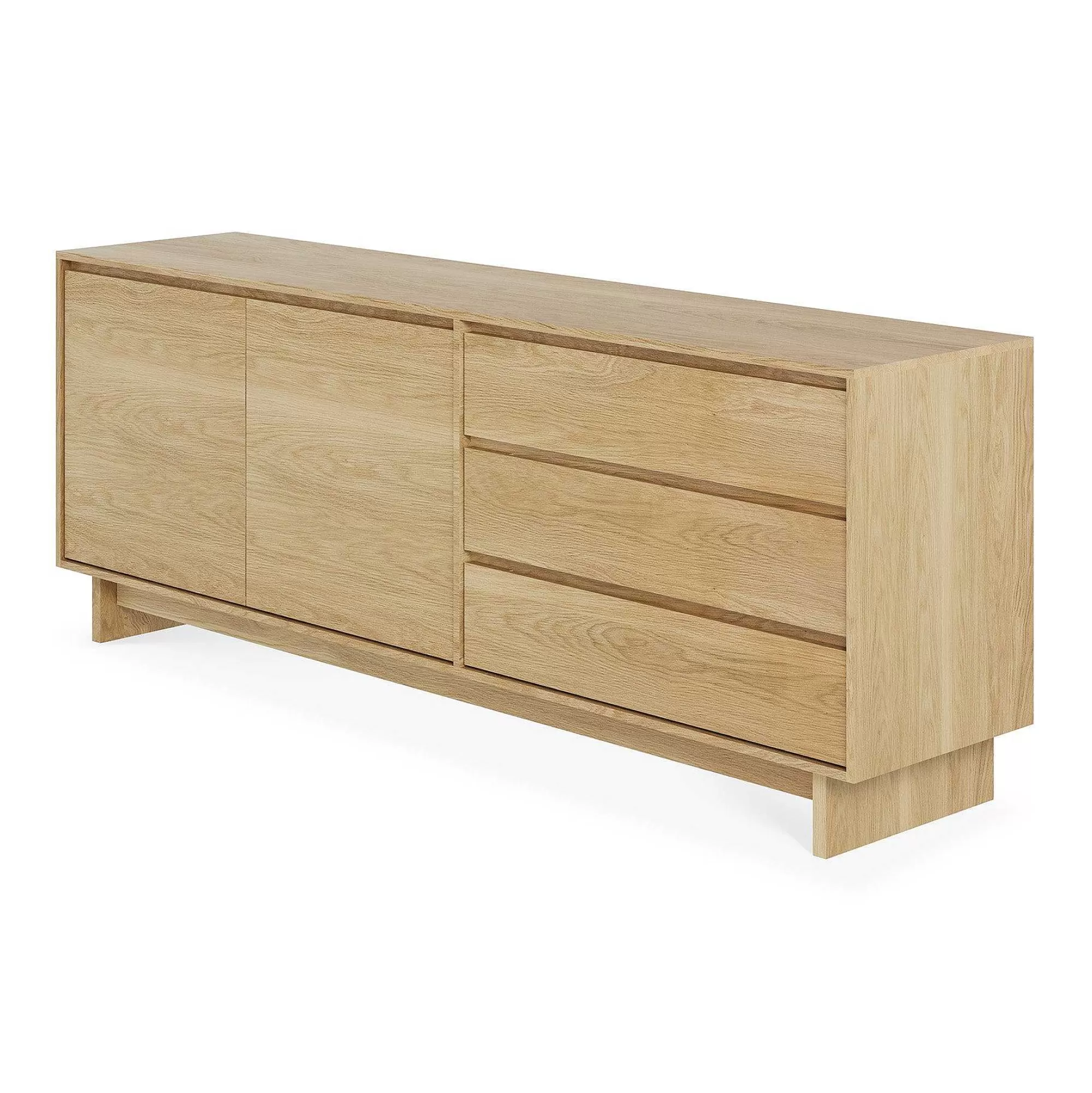 Be Home Sideboards<Wave Oak Sideboard, 2 Doors, 3 Drawers