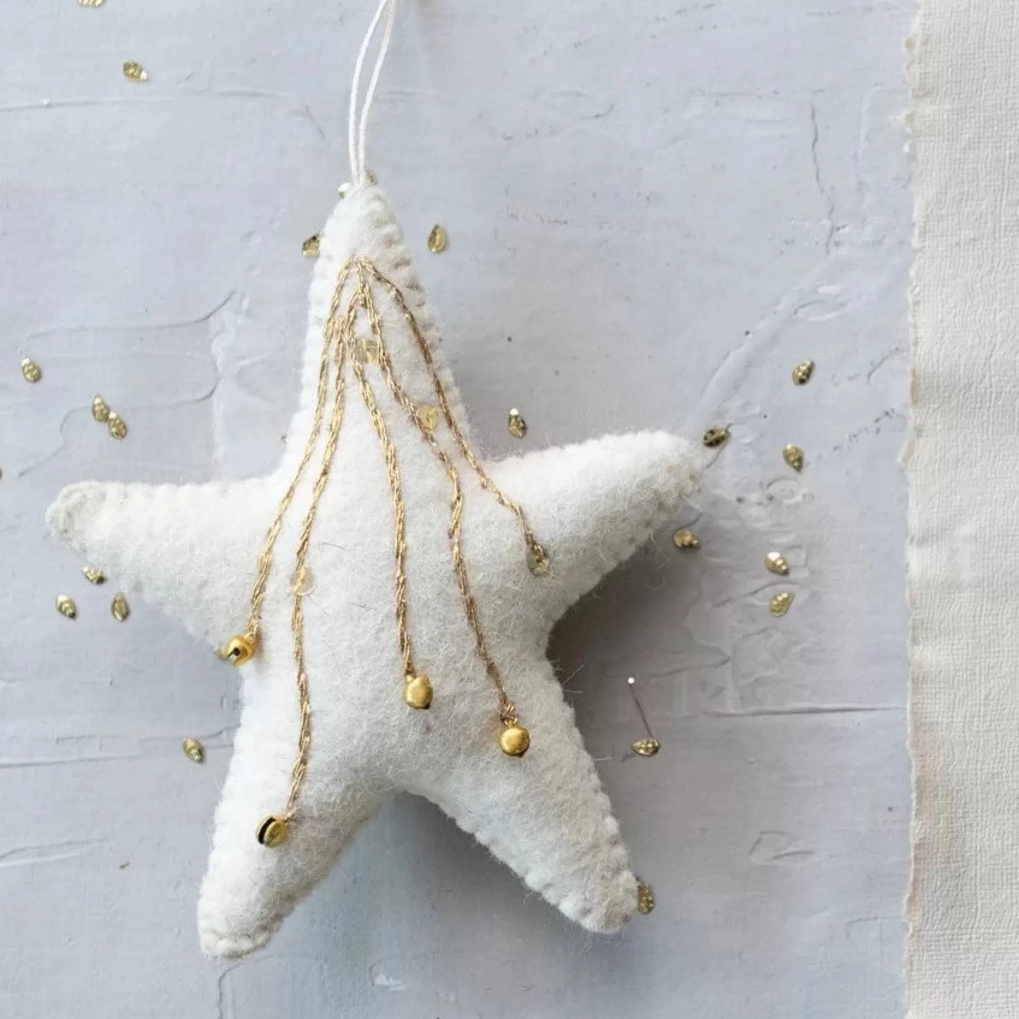 Shop Be Home Wool Felt Star Ornament